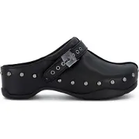 Scholl Klomp Women Pescura Phoebe Leather Black-Schoenmaat 38