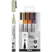 Packlinq Krijtstiften, lijndikte 1,2-3 mm, pastelkleuren, 5 stuk/ 1 doos