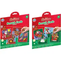 Creative Craft Lab Xmas 4 Scratch Kaarten