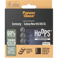 PanzerGlass Screenprotector geschikt voor Samsung Galaxy A16 Glazen | Hoops Camera Lens Protector - Case Friendly