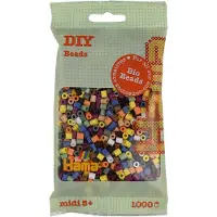 Toymax bio strijkkralen - pastel mix (197), 1000st.