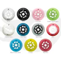 Luminous - 110mm LED 3-pack - Skate Wielen - Wit