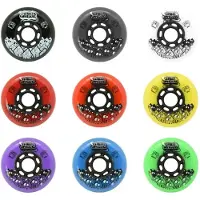 On24 - 84mm Street Invaders 4-pack - Skate Wielen - Rood