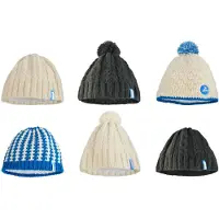 Viking - Gebreide Mutsen - Beanie - Wit zonder bol