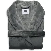 Zo! Home Cara Badjas Dark Grey - Maat M