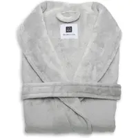 Zohome Zo Home Flanel Fleece Badjas Cara - pearl grey - S