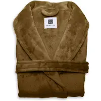 Zohome Zo Home Flanel Fleece Badjas Cara - cognac brown - S