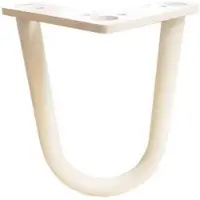 Furniture Legs Europe Stalen hairpin wit hairpin ø 1,6 cm en hoogte 15 cm
