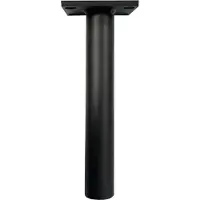 Furniture Legs Europe Stalen meubelpoot zwart rond ø 4 cm en hoogte 20 cm
