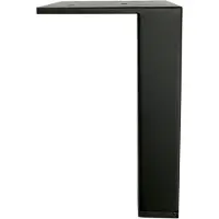Furniture Legs Europe Stalen meubelpoot zwart vierkant 3 bij 3 cm en hoogte 17 cm