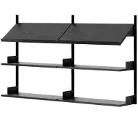 New Works Office Wandrek Black Ash | Black