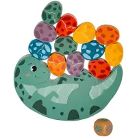 Small Foot - Houten Balansspel Dino, 14dlg.