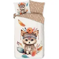 Muller Textil Kinder Dekbedovertrek Katoen Renforcé Hay - multi 140x200/220cm