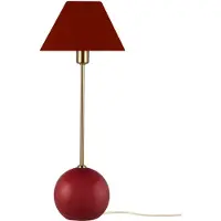 Globen Lighting Iris 20 Tafellamp Wijnrood - Tafellampen Glas Bordeaux - 614635