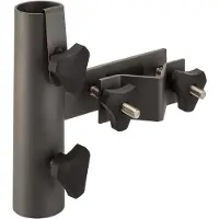 Platinum sun & shade Sun & Shade – Balkonklem – Verticale ronde reling - Ø3,8cm - Veilige bevestiging - Ruimtebesparend