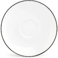 BonBistro Mokkaschotel 12,5cm black rim Basic White (Set van 6)
