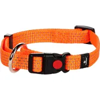 Flamingo Len - Halsband Honden - Halsband Len Oranje S 30-45cm 15mm - 1st - 125016 - 1st