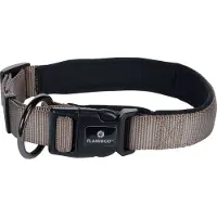 Flamingo Abbi - Halsband Honden - Halsband Abbi Taupe M 45-50cm 25mm - 1st - 133219 - 1st