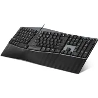 Perixx Periboard-535BR Bedraad Ergonomisch Gesplitst Toetsenbord - Mechanisch toetsenbord - Low profile Brown Switches - Programmeerbaar