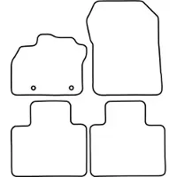 TCP Automatten | Mattenset Renault ZOE - 2013 - 2019