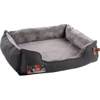 Flamingo Carlota - Mand Honden - Mand Carlota Rechthoekig+rits Grijs 100x80x25cm - 1st - 132078 - 1st