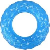 Flamingo Hondenspeelgoed Crystal Ring Feeder - Blauw - 13 cm