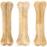 Flamingo - Hondensnack Premium Kauwbeen Geperst - 165 gr - 3 stuks x 14 cm