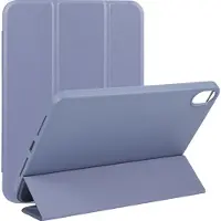 Mobigear Tablethoes geschikt voor Apple iPad Mini 7 (2024) Hoes | Tri-Fold Gel Bookcase - Lavendel