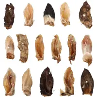 Flamingo Hondensnack – Nature Geitenoor met haar 200g – natuurlijke hondensnacks – gebitsreiniging & spijsvertering