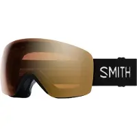 Smith - Skibrillen - Skyline Black Chromapop Pro Photochromic Gold Mirror voor Unisex - Zwart