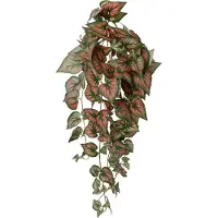 Intratuin Kunsthangplant Bladbegonia Rood / Groen H 90 Cm