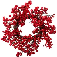 Intratuin Kerstkrans Bessen D 45 H 8 Cm