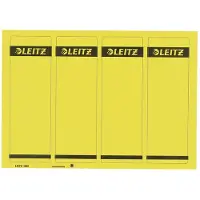 Leitz PC Printbare Zelfklevende Rugetiketten 1685 Voor 1080 Ordners Geel 62 x 192 mm 100 Stuks