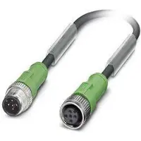 Phoenix Contact 1533615 Sensor/actuator connector, geassembleerd M12 Aantal polen (sensoren): 5 Stekker, recht, Bus, recht 5.00 m 1 stuk(s) Piece