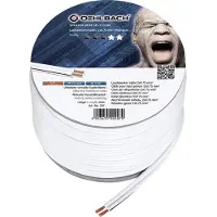 OEHLBACH 207, LS kabel 2x0,75mm², 20m, wit