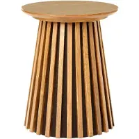 Ebuy24 Bijzettafel Osaka | mdf naturel 40x50x40 cm bijzettafels | NADUVI