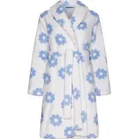 Rebelle Fleece bloemetjes badjas | Maat XXL