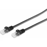 S-Conn S/CONN, maximale connectiviteit, artikelnummer 08-35025, 1 meter, Cat7, U/UTP (Twisted Pair), RJ-45 connector aan beide uiteinden, zwart