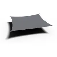 Platinum Dreamsail waterproof schaduwdoek vierkant 5x5x5x5 m - Grijs