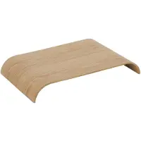 AYTM Curva dienblad, eikenkleurig, 41 x 25 5 cm, hout, hout licht, Woon-/ Eetkamer, Hout, Design