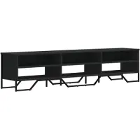 vidaXL Tv-meubel 180x34x41 cm bewerkt hout zwart