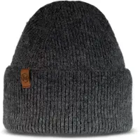 Buff - Knitted Beanie Marin - Muts One Size, zwart/grijs