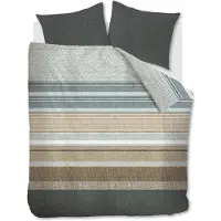 Beddinghouse Dekbedovertrek Lex Grey Green Katoen-200 x 200 / 220 cm | 2-Persoons