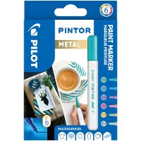Ginza.se - Pintor Marker Fine Metal Mix 6 colors (Fine Tip)