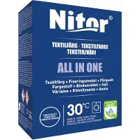 Nitor All In One Ideal violette textielverf Alles-in-één voor wasmachines 230 g Overige