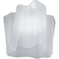 Artemide Design plafondlamp Logico, dimbaar, wit / opaal, Woon-/ Eetkamer, Glas, Design, plafondlamp design