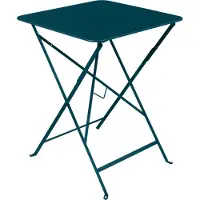 Fermob Bistro Tafel 57x57 Cm - Tuintafel Gelakt Staal Acapulco Blue - 604221