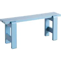 HAY Weekday bank 111x23 cm gelakt sparrenhout Azure blue