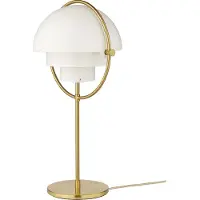 Gubi Tafellampe , Multi-Lite, Goud / Messing, Woonkamer, Metaal, Designer