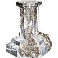 Kosta Boda Rocky Baroque Kandelaar 175 Mm - Kaarshouders Kristalglas Glossy Glaze - 7062323